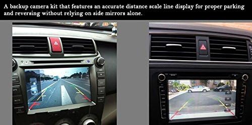 Vista traseira do carro Vista reversa Kits de monitor de câmera de estacionamento com LED para Suzuki Swift 2008