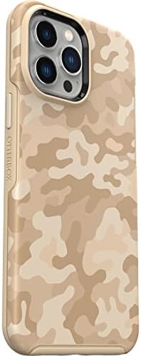 OtterBox iPhone 13 Pro Max e iPhone 12 Pro Max Symmetry Series+ Case - Sandstorm Camo, Ultra -Sleek, Snaps para MagSafe, Bordas elevadas