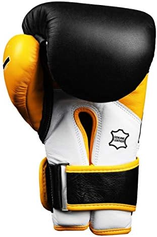 Título Boxing Gel World V2T Bag luvas, preto/dourado/branco, médio