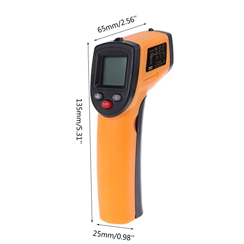 Termômetro ° C/° F Pirômetro não contato GM320 Medidor de temperatura digital industrial IR -50 ~ 380 graus Celsius-Termômetro
