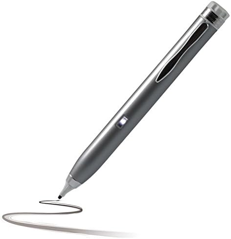 Navitech Grey Point Fine Digital Active Stylus Pen compatível com o Huawei MediaPad M3