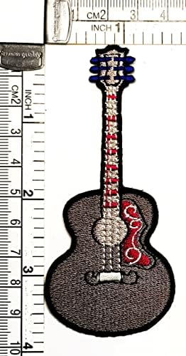 Kleenplus 3pcs. Grey Ukulele Cartoon Patch guitar