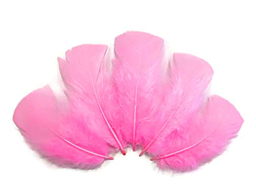 1 pacote - penas de plumagem T -Base Pink Turquia rosa 0,50 oz. Catcher dos sonhos, casamento, figurinos | Pena da luz da lua