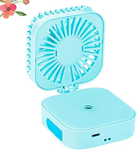 AMOSFUN USB Spray Spray Umidificador Fã portátil Fan Light Fan Light Summer Refrigere