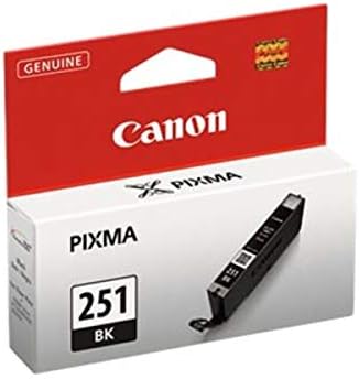 Canon Cli-251 Black Compatível para IP7220, IP8720, IX6820, MG5420, MG5520/MG6420, MG5620/MG6620, MG6320, MG7120, MG7520, MX922/MX722