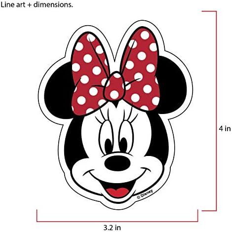 Chroma 41715 Minnie Mouse Aluminium Decal