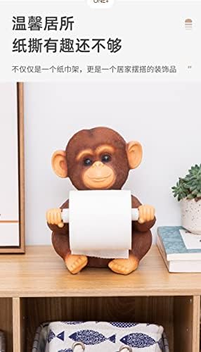3D Macaco Toalheiro Toalheiro de cozinha Cabinete de papel Rack de banheiro Rolo de toalhas Organizador simplesmente