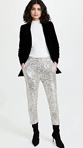 BB Dakota Feminino Glitter End Rogger Pant