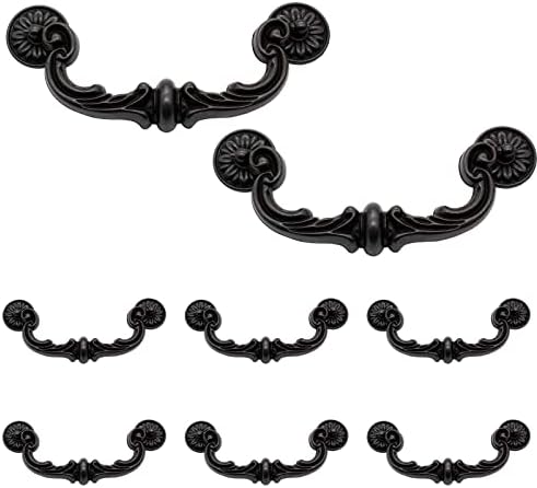 BIAUNGDO 8 PCS 151mm/6 Hole Centro Pull Randas, liga de zinco Rústico estilo de fiança de salão de salto de fiança rústica