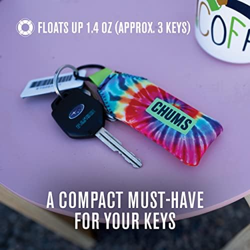 Chums Neoprene Keychain para chaves de barco, chaves de carro, float de chave de artesanato - esportes aquáticos e acessórios de barco