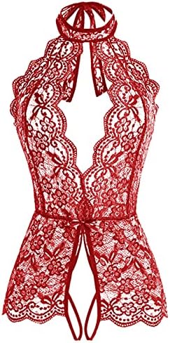 Lingerie sexy para mulheres Bodysuit de renda de uma peça de collant stoping fishnet terno de corpo babydoll boudoir roupas