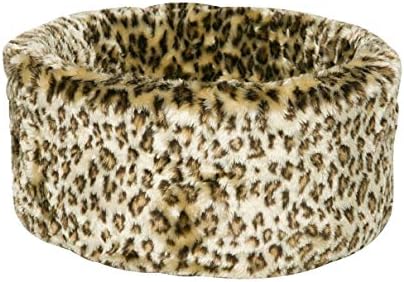 Cama de gato aconchegante dinamarquês, médio, 50 cm, leopardo