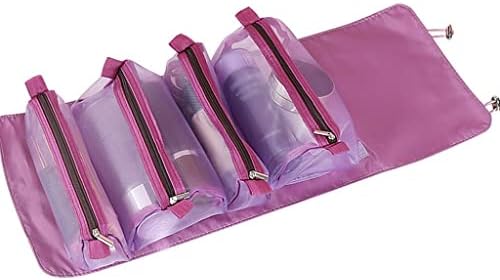 Liuzh Travel Bag Cosmético Mulheres Mesh Maquia