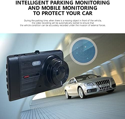 SX1FT4 Dash Cam 1080p para carros 4 polegadas de painel com super visão noturna 170 ° Painel de largura do painel Campo