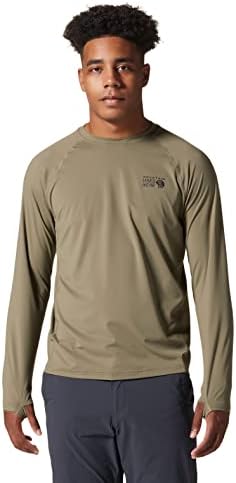Mountain Hardwear Men's Crater Lake Lake Long Slave Camisa para caminhadas, camping, aventuras ao ar livre e desgaste casual