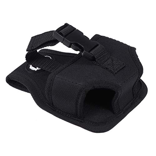 Bolsa de ferramentas de tela do doool 3pcs meça fita adesiva preta saco de cintura portátil espessada tapinha mini bolsas