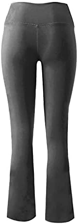 Yalfjv Womens caminhando leggings fitness corando calça de ioga fora do treino leggings esportes mulheres atléticas ladras calças de