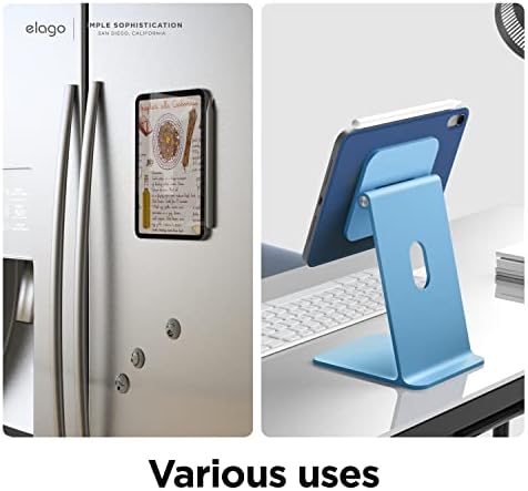 Caso de fólio magnético Elago para iPad mini 8,3 polegadas 6ª geração - a placa traseira pode ser anexada a materiais de metal,