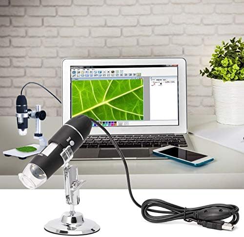 1600X Usb Digital Microscope Câmera Endoscópio 8LED LIPLIPER COM METAL STAND
