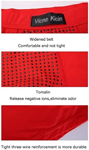 XSion 3/5 Pacote de boxe fisiológico masculino Briefes de conforto suave Aumentar a terapia magnética de roupas íntimas respiráveis