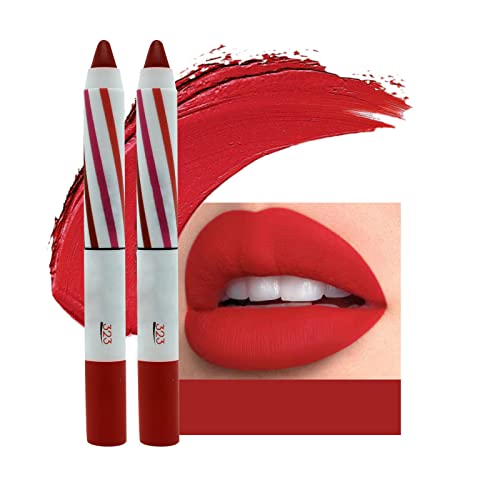 2pc Lipstick Letin Lip Lip Velvet Silk Lip Gloss Makeup
