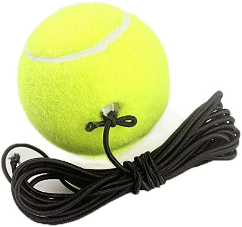 SuperPapa Tennis Training Ball com Substituição de Treinamento de Treinamento de Treinamento de Treinamento de Tênis Substituição de Bola de Tênis com Rebounder de String para Iniciante e Crianças