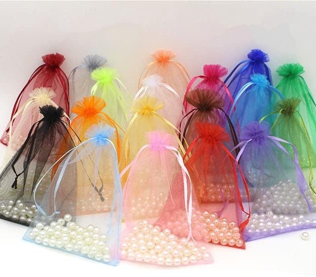 EFAVORMART 10PCS BACH BULZ BULZA Bolsa de tração Bolsa de Casamento Favores de Casamento Sacos de Jóias de Treat Chuvents - 5 X7