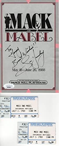 Lee Horsley assinou o programa de playbill autografado Mack e Mabel JSA RR32965