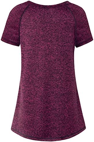 Kimmery Woman Raglan manga redonda do pescoço