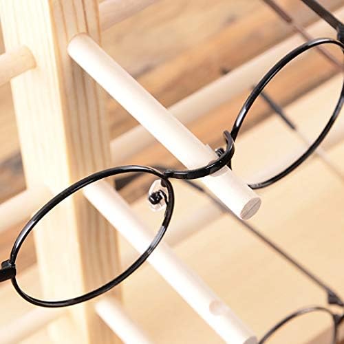 Óculos de funpa exibem suporte de madeira de madeira de óculos de pinça de óculos de óculos de óculos de óculos