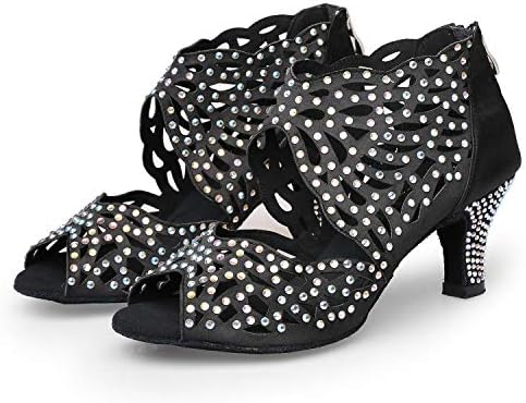 Sapatos de dança de shinestone de Wuailim Mulheres
