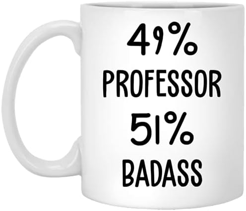 Professor MUG engraçado, Professor Coffee Canek, 49 Professor, 51 Professor Badass Apreciação Caneca 11oz