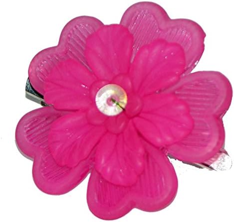 Designs de Baerreis rosa Clipe de cabelo de flor rosa