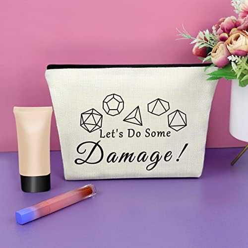 Presente para jogadores para mulheres Gamer Entusiasta Presente Bolsa de maquiagem Presente inspirado para amiga Humor Feminino Presente