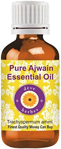 Deve Herbes Pure Ajwain Essential Oil Steam destilado 30ml