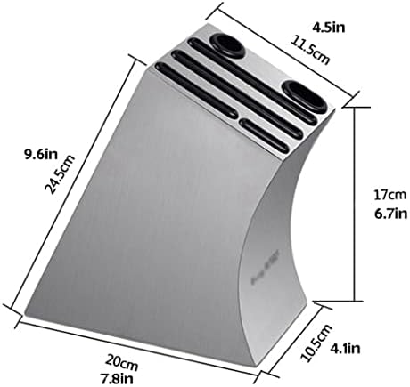 Razzum Knife Utensil Suporte de aço inoxidável Rack de aço Rack de cozinha Cozinha Faca Block Block Storage Rack de armazenamento