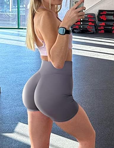 Higorun intensifica shorts de exercícios para mulheres Scrunch Short Gym Yoga Running Sport Exercitive Active Fitness