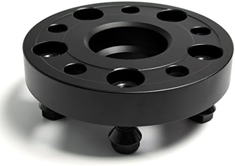 Bloxsport 4pcs 25mm PCD 5x112 CB66.5 Adaptador de rodas centrado no hub Adaptador de roda liga de alumínio forjada 6061 T6 com parafuso