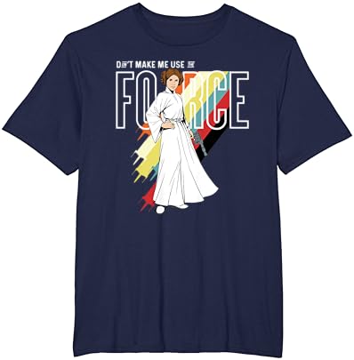 Star Wars Princesa Leia Não me faça usar a camiseta da força
