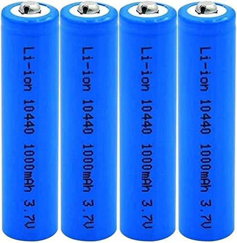 Bateria recarregável de serria 3 7V 1000mAh 10440 Baterias de íons de lítio Células de substituição 1 2V 4 Bateria recarregável