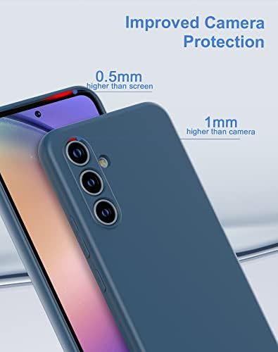 Case de Cresee para Samsung Galaxy A54 5g Tampa fina de TPU com proteção contra a câmera Interior suave Caixa de