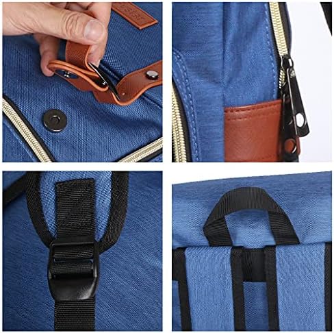 FVStar Backpack de laptop fino de 15,6 polegadas, mochila comercial vintage, mochila leve de viagem, mulheres de grande