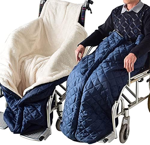 Slynsw Pletro Fleece forro para cadeiras de rodas mais quente Cadeira da roda Cadeira de inverno Págha da perna