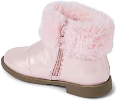 Gymboree unissex-child e criança booties de couro falso