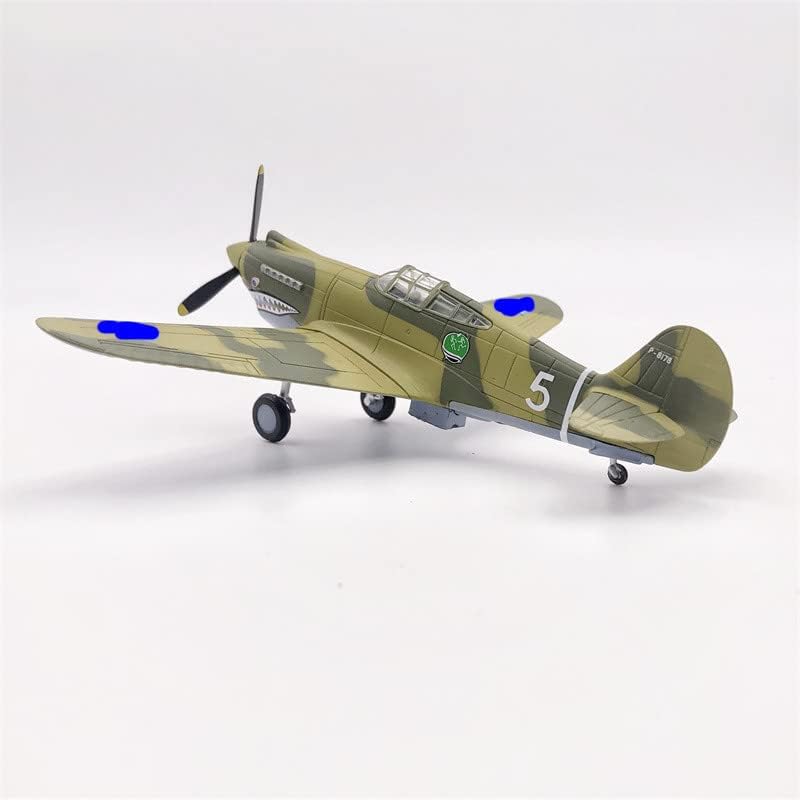 Dagijird Alloy US P40 Flying Tigers Fighter Modelo 1:72 Modelo Simulação Fighter Modelo de Aviação Militar com Stand Display