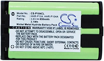 BWXY Compatible Replacement for Battery Panasonic KX-TG2347, KX-TG2355, KX-TG2355S, KX-TG2356, KX-TG2356BP, KX-TG2356S, KX-TG2357, KX-TG2357B, KX-TG2357PK, KX-TG2357S, KX-TG2357SK 850mAh