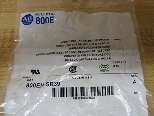 Allen Bradley 800EM-SR39 Switch Seletor 800emsr39