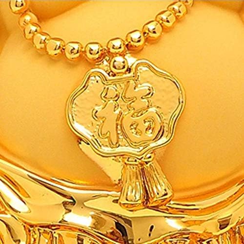 Myingbin chinês feng shui rindo estátuas de buda ornamento de arremesso de ouro atrai riqueza e boa sorte