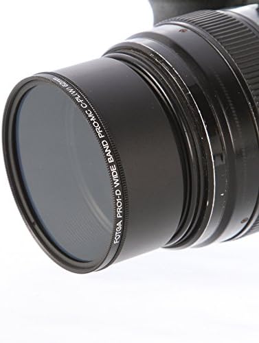 FOTGA 49mm Capuz de montagem de parafuso de metal padrão de 49 mm para Canon Nikon Pentax Sony Olympus