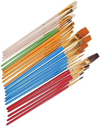 Pincel stobok aquarela pincel de pincel aquarela conjunto 50 pcs nylon diferente de pincel pincel detalhe